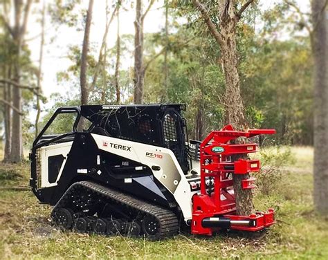 skidsteer tree cutter in Forestry and Logging 